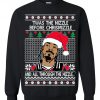 On Coast Snoop Dog Fo Shizzle Dizzle Snoop Dog Ugly Christmas Sweatshirt ST02