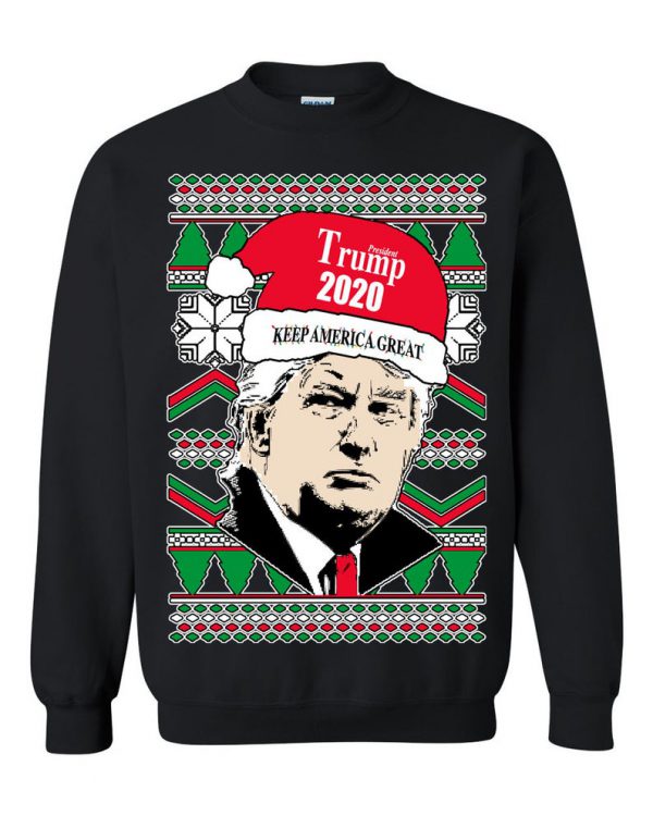 OnCoast Donald Trump Keep America Great Trump Ugly Christmas Sweatshirt ST02