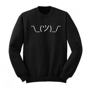 Shrug Emoji Sweatshirt AI