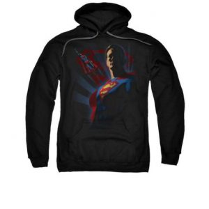 Superman Hoodie Shadows Black