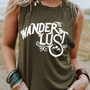 Wander lust Tank top