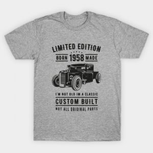 62nd Birthday Vintage 1958 Limited Edition T-Shirt AI