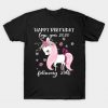 Funny Leap Day Birthday Gift February 29th Leap Year Unicorn T-Shirt AI