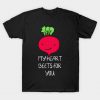 Kawaii beet vegetable for valentines day or your love T-Shirt AI