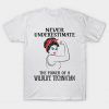 Never Underestimate Wildlife Technician T-Shirt AI