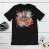 Cat Water Color T-shirt