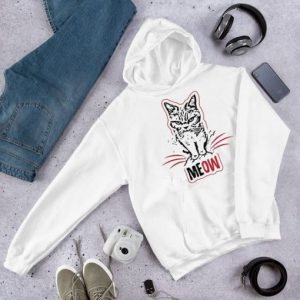 Cat says MEOW Hoodie