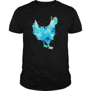 Chicken Watercolor T Shirt