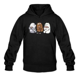 Cute We Bare Bears Eating Pullover Hoodie