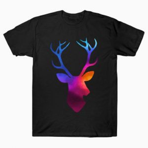 Deer Head Watercolor T-Shirt