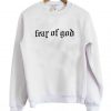 Fear Of God Font Sweatshirt