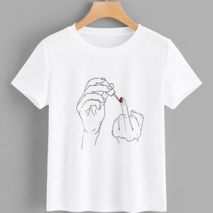 Finger Print T-shirt