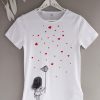 Girl Scoop-net And Hearts Tshirt