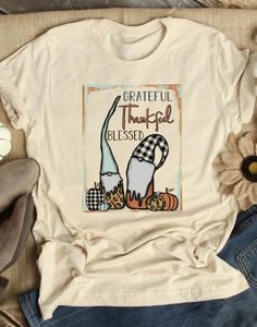 Grateful Thankful Tshirt