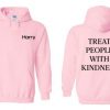 Harry Styles – Harry Logo Treat People With Kindness Back Hoodie