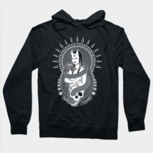 Lady dark Mona Lisa Hoodie