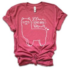Llama Love You Tshirt