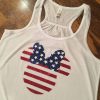 Patriotic Minnie Mouse tanktop