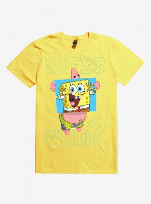 SpongeBob Guess Who T-Shirt