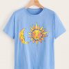 Sun & Moon Print Tshirt