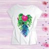 Watercolor Leaf Tshirt