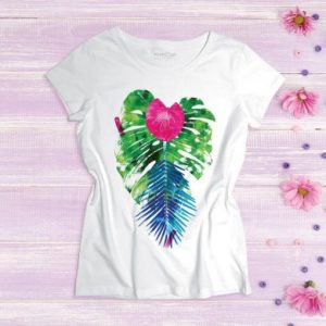 Watercolor Leaf Tshirt