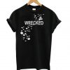 Wrecked Nibbled Motif T shirt