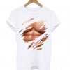 6 Six Pack Muscle ABS Fitness Body building Gym T shirt SN