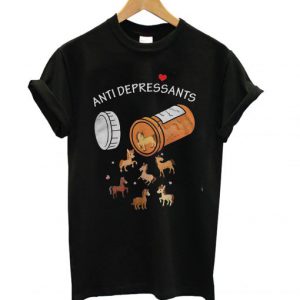 Antidepressants French Horse Drug T shirt SN