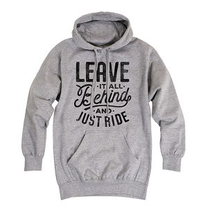 Athletic Heather Leave It All Behind & Ride Pullover Hoodie SN