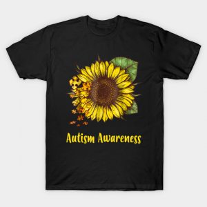 Autism Awareness Sunflower T-Shirt AI