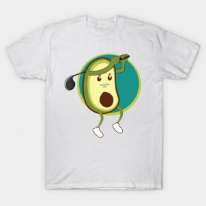 Avocado is playing golf T-Shirt AI