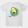 Avocado is playing hockey T-Shirt AI