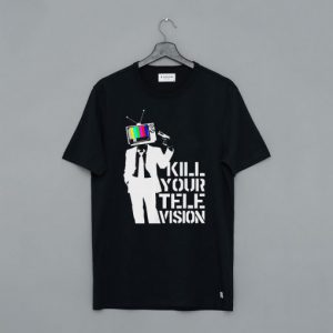 Banksy Kill Your Television Short-Sleeve T-Shirt AI