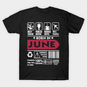Born In June T Shirt AI