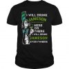 Dr Seuss I Will Drink Jameson Irish Whiskey Here Or There T shirt SN