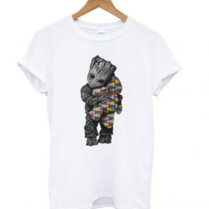 Groot Hug Autism Teddy Bear T shirt SN