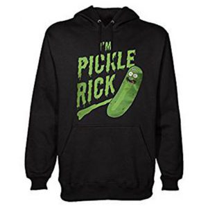 Je suis Pickle Rick avec Capuche Noir Hoodie SN