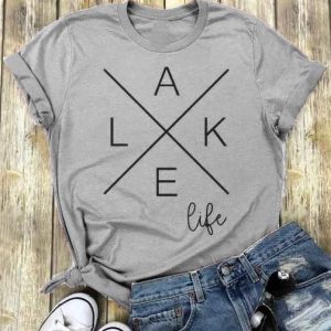 L-A-K-E Life Graphic Tee Shirt
