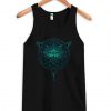 Lotus Flower of Life Mandala in Geometric Triangle Tank Top SN