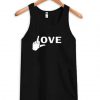 Love Middle Finger Tank Top SN