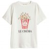 Pop Corn Le Cinema T shirt SN