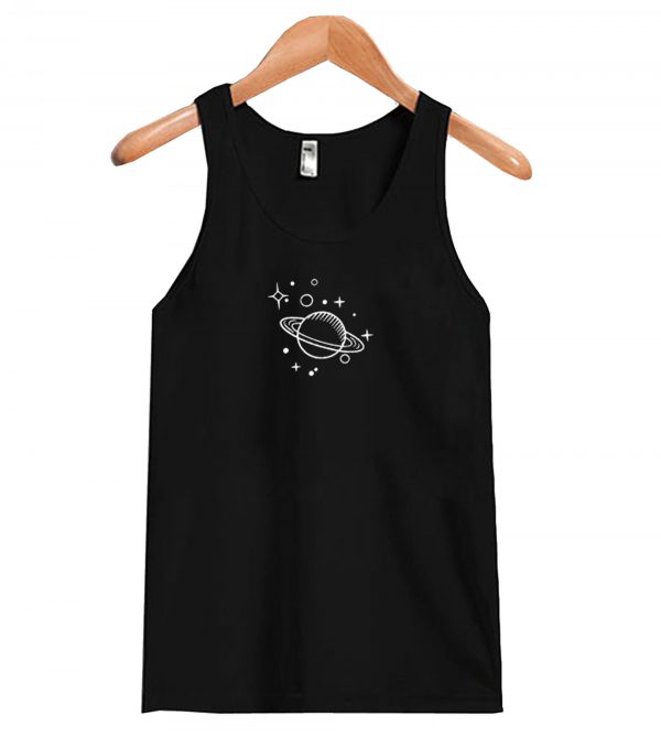 Ribbed Planet Star Tank Top SN