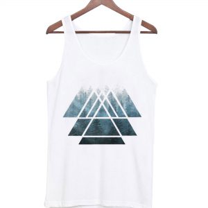 Sacred Geometry Triangles – Misty Forest Tank Top SN