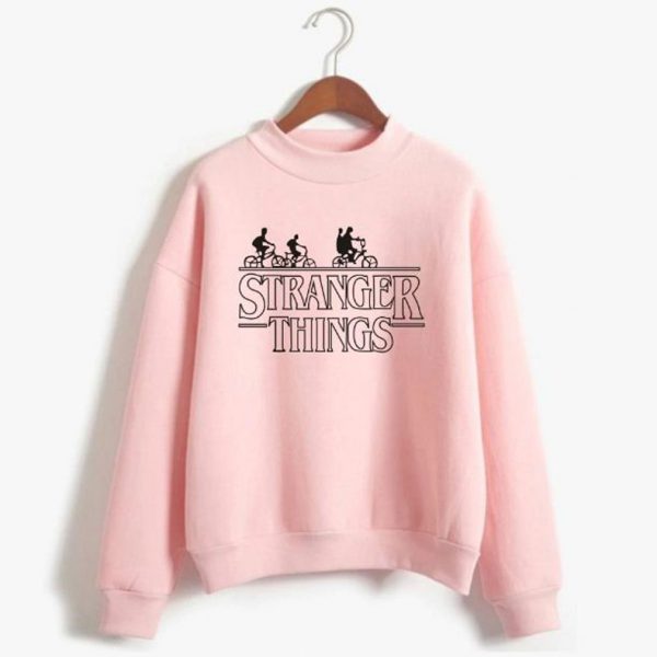 Stranger Things Pink Sweatshirt SN