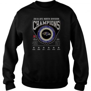 2019 Afc North Division Champions Baltimore Ravens Sweatshirt SN
