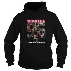 95 Years Of Stan Lee Thank You For The Memories Signature Hoodie SN