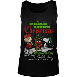 A Charlie Brown Christmas 50th Anniversary 1969 2019 Signature Tank Top SN