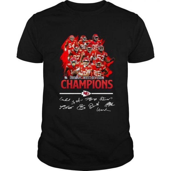 Afc West Division Champions Signature T Shirt SN