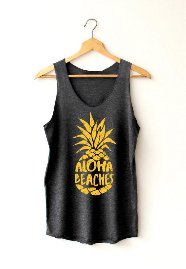 Aloha beaches beaches Tanks Tops SN